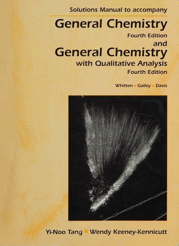 General Chemistry Fourth Edition Solution Manual Xailor