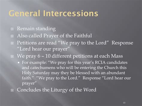 general intercessions for graduation mass
