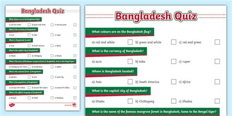 General Knowledge For Bangladesh