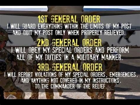 General Orders Army
