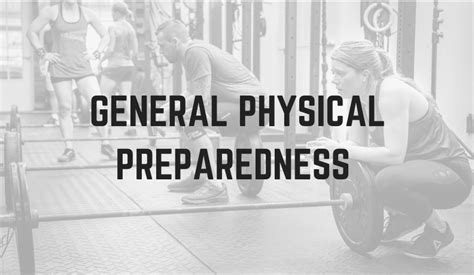 General Physical Preparedness