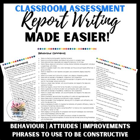 general report comments primary school