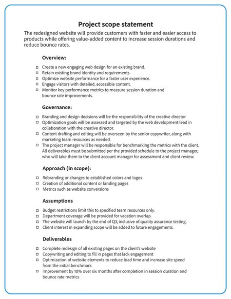 General Scope Engineering Projects