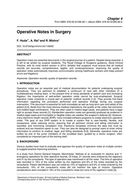 General Surgery Notes