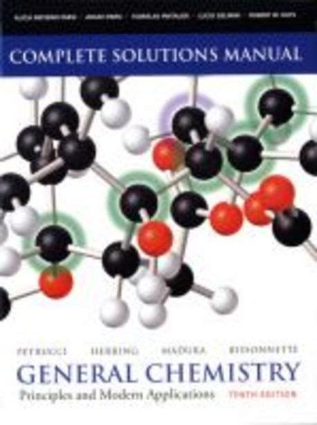 Read Online General Chemistry Complete Solutions Manual Petrucci 