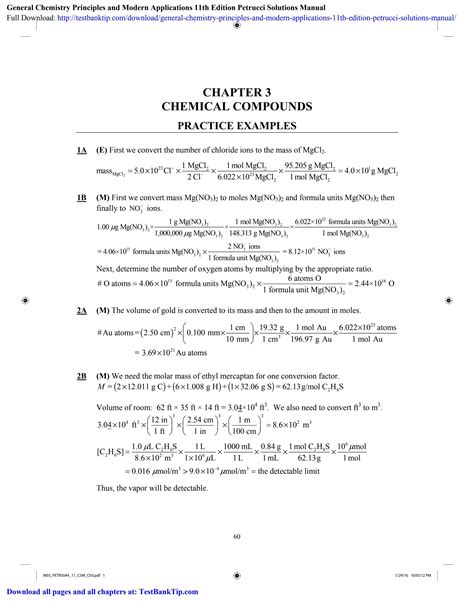 Full Download General Chemistry Petrucci Solution Manual 