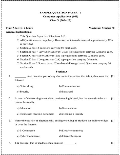 Read General Paper Application Question Format 