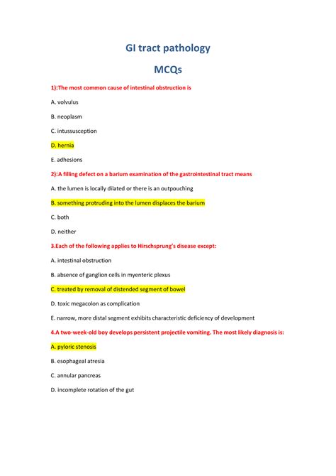 Read General Pathophysiology Mcqs With Answers 