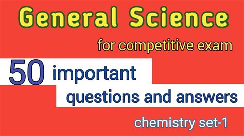 Read General Science Questions And Answers For Competitive Exams 