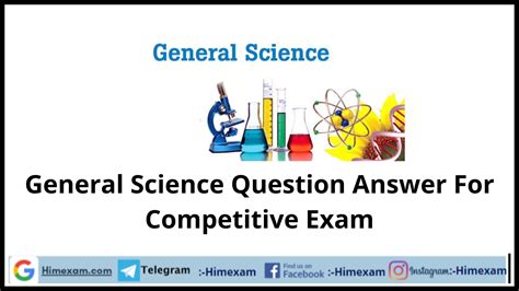 Read General Science Questions And Answers For Competitive Exams 