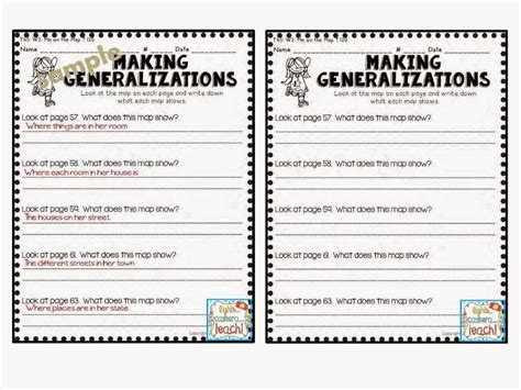 Read Online Generalizations A Reading Strategy Worksheet By Using 