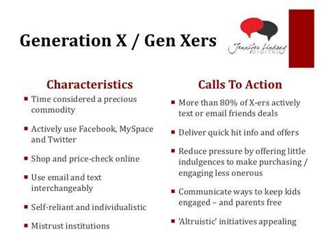 Generation X Traits