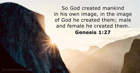 Genesis 1 27
