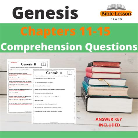 Genesis Bible Study Questions Class Book Workbook