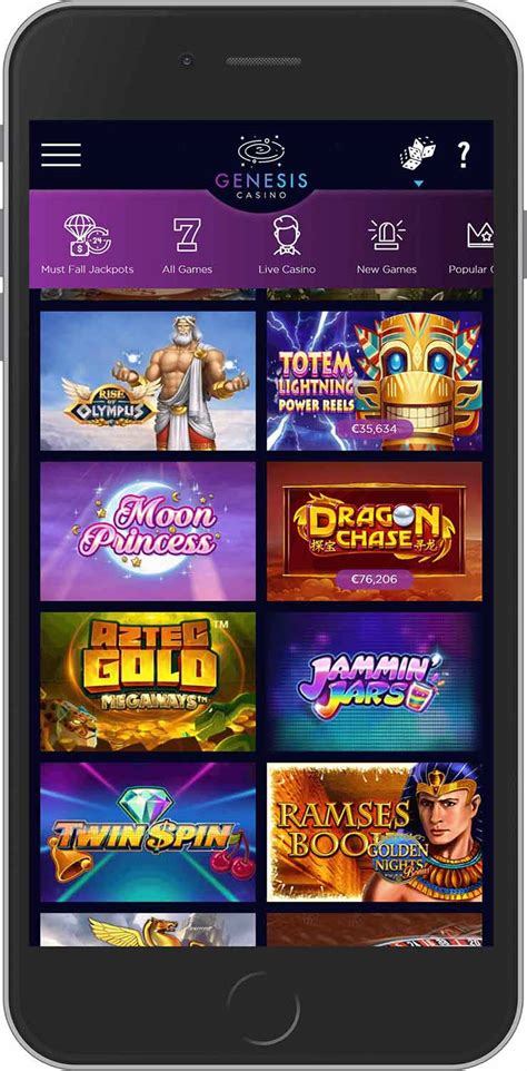 genesis casino mobile app