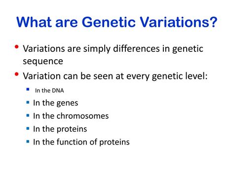 Genetic Variation An Overview Sciencedirect Topics Variations In Science - Variations In Science