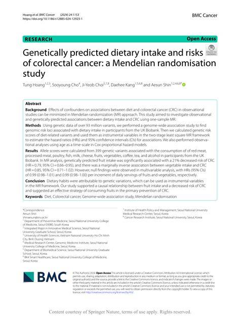 Genetically Predicted Dietary