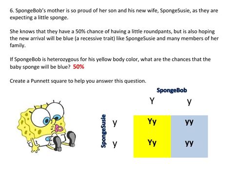 Genetics With Spongebob Middle School Science Blog Sponge Bob Science Worksheets - Sponge Bob Science Worksheets
