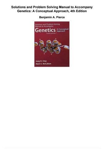 Full Download Genetics A Conceptual Approach Solutions Manual Pdf 