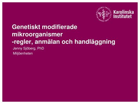 genetiskt modifierade
