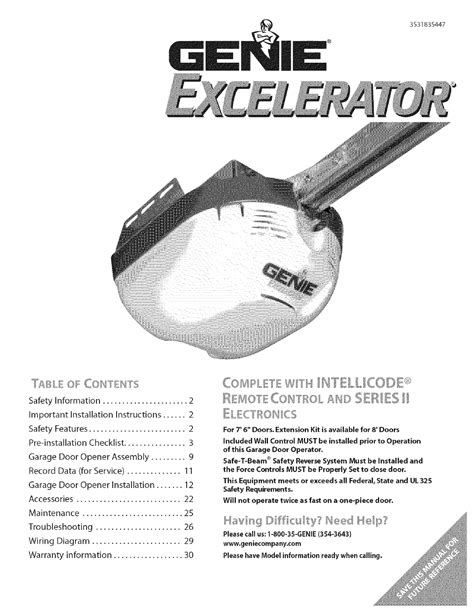 Read Genie Excellerator User Guide 