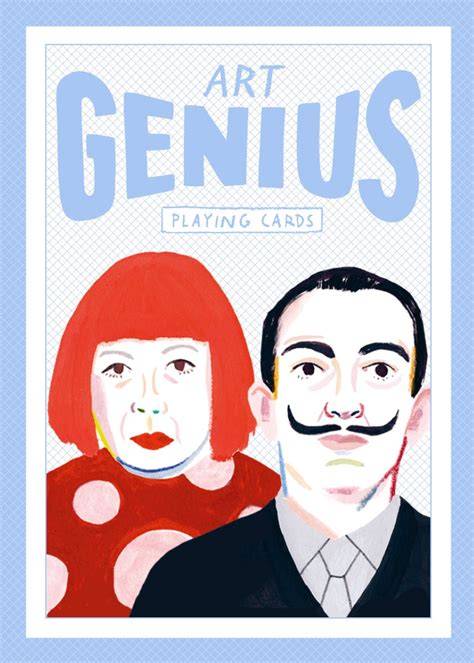 genius art genius playing cards