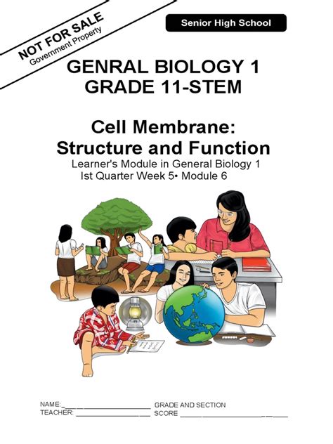 Genral Biology 1 Grade 11 Stem Cell Membrane 11 Grade Cell Membrane Worksheet - 11 Grade Cell Membrane Worksheet