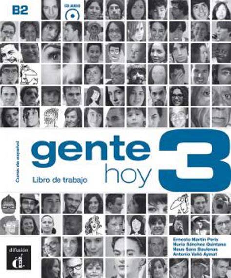 gente hoy 3 b2 libro de trabajo cd audio