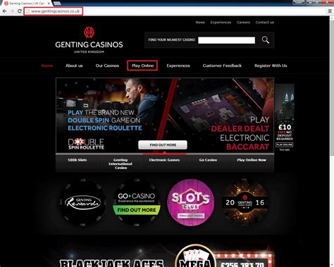 genting online casino login