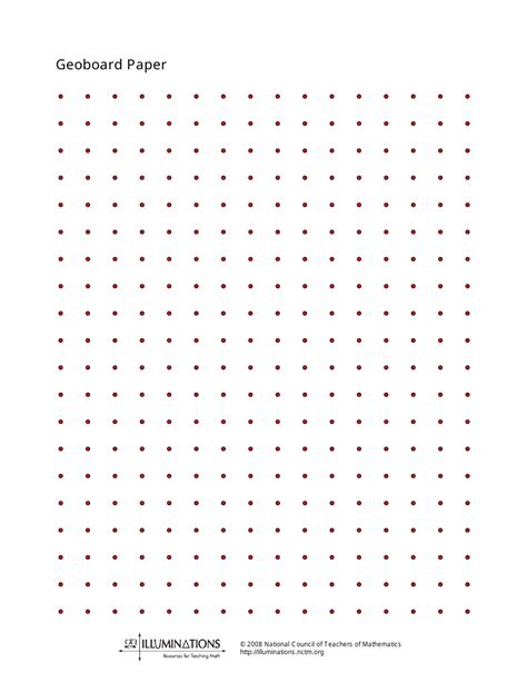 Geoboard Paper