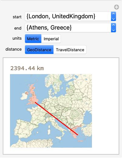 geography Distance between two cities Mathematica Stack Exchange