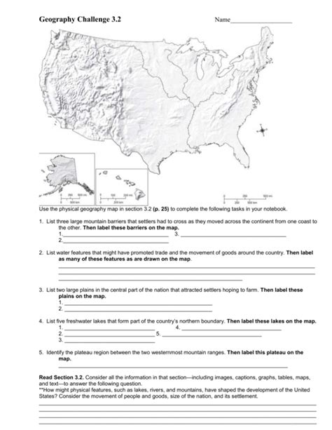 Geography Challenge 3