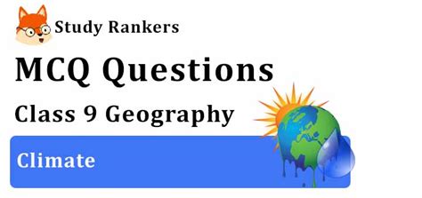 Geography Chapter Climate 30 Mcq Question