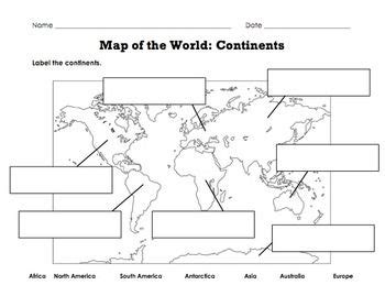 Geography Label The World 039 S Oceans Label The Oceans Worksheet - Label The Oceans Worksheet