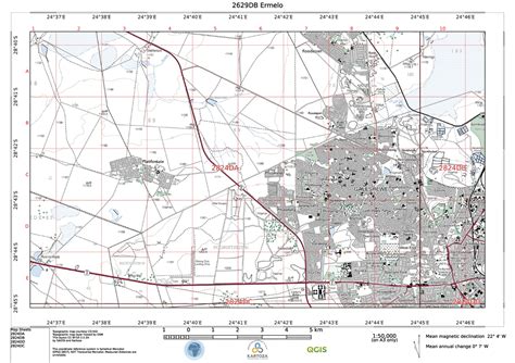 Geography Map Humansdorp