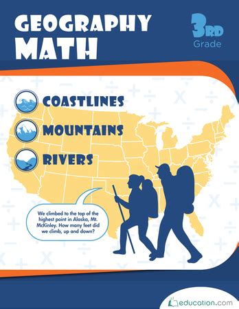 Geography Math Workbook Education Com Geography Math - Geography Math