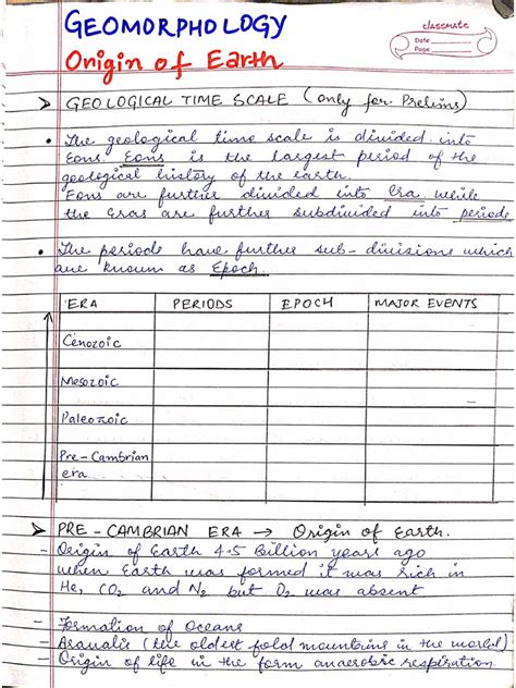 Geography Notes Pdf