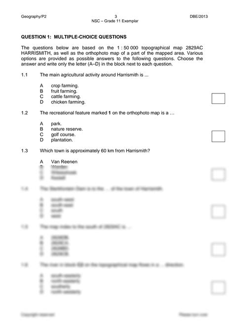 geography p2 higher grade 2013 annexure