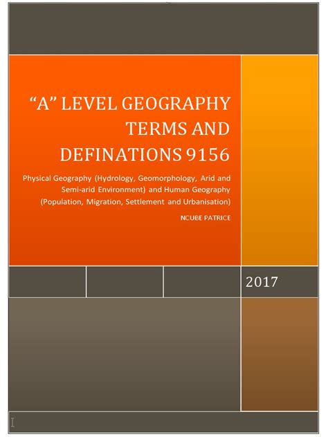 Full Download Geography 9156 Advanced Level Papers 