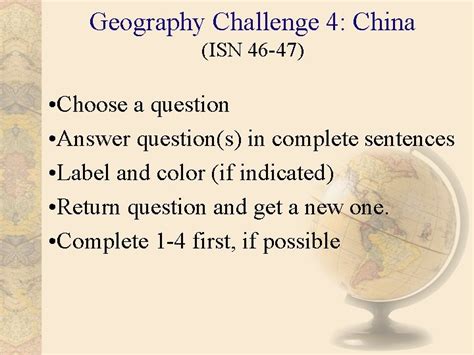 Read Online Geography Challenge 4 Answers 