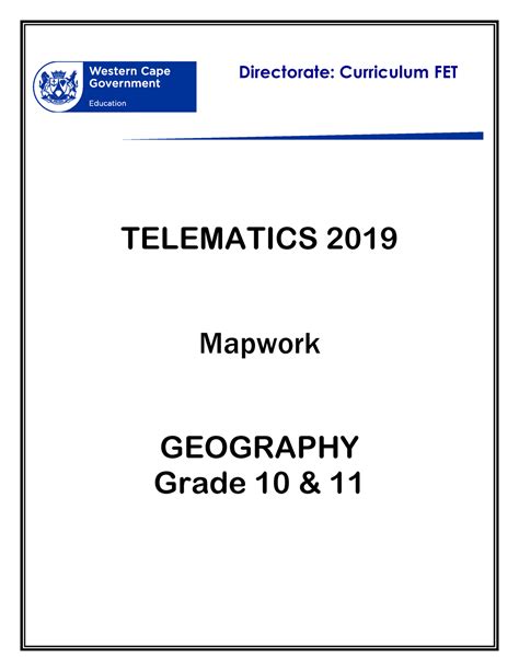 Full Download Geography Mapwork Paper 2 Grade 11 2013 