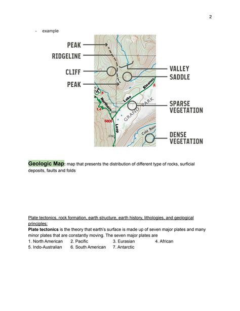 Geologic Mapping Science Olympiad Practice Questions