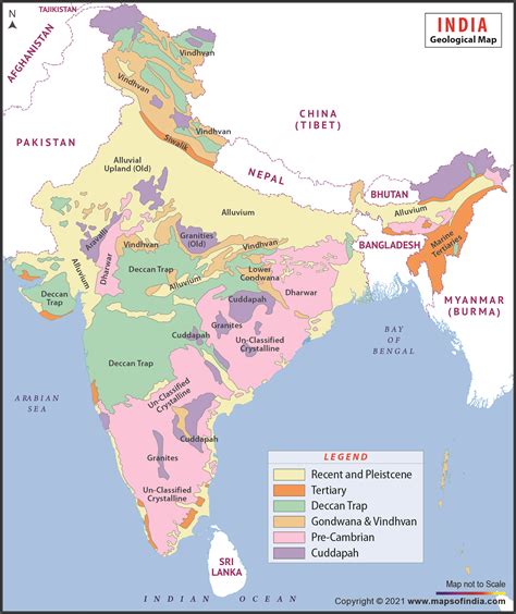 Geological Map Of India
