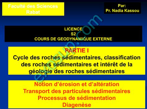 geologie externe cours s2 pdf