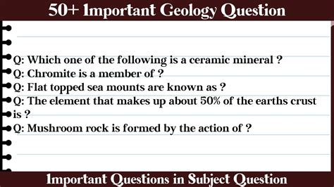 Geology Questions And Answers In June 2020 Course Geology Worksheet 2nd Grade - Geology Worksheet 2nd Grade