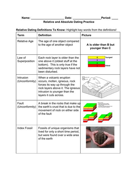Geology Relative Dating Worksheet 641partners Principles Of Geology Worksheet - Principles Of Geology Worksheet