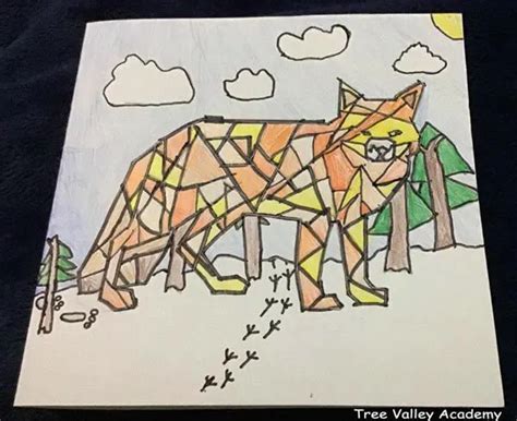 Geometric Animal Art Tree Valley Academy Draw Animals Using Shapes - Draw Animals Using Shapes
