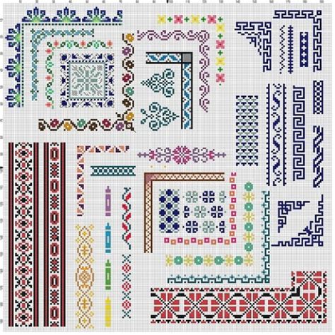Geometric Borders Cross Stitch Patterns And Borders