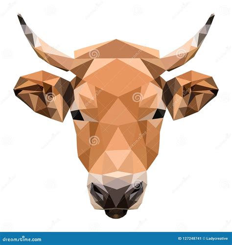 geometric cow