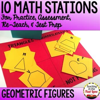 Geometric Figures Stations Teaching In The Fast Lane Quadrilaterals Powerpoint 3rd Grade - Quadrilaterals Powerpoint 3rd Grade